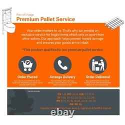 Meuble de salle de bain avec lavabo de 1050 mm, unité de toilette adossée au mur, plaque de chasse chromée, ensemble de robinets