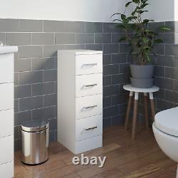 Meuble de salle de bain avec tiroir, armoire, unité de toilette, réservoir, meuble lavabo