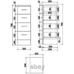 Meuble de salle de bain avec tiroir, armoire, unité de toilette, réservoir, meuble lavabo