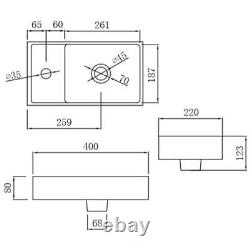 Meuble de salle de bain moderne pour toilettes et lavabo 900mm en gris brillant