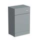 Meuble Sous-vasque Pour Salle De Bain Avec Lavabo Wc 500 600 700 800 Mm, Meuble Au Sol Gris Clair, Vasque, Toilette