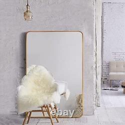 Miroir de salle de bain Miroir en métal 30 x 40 pouces, Miroir de vanité mural 40x30 30x40 Or