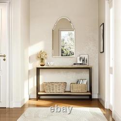 Miroir de salle de bain sans cadre de 36 pouces avec biseau et panneau de support arrière