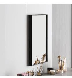 Miroir de vanité rectangulaire noir pour salle de bain 24x15,7. Neuf dans la boîte ouverte.
