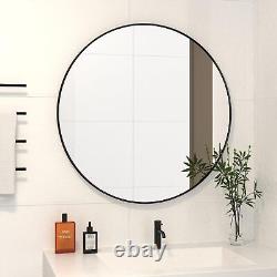 Miroirs de salle de bain Miroir de vanité pour mur 30x30 Rectangle arrondi mat