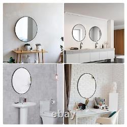 Miroirs de salle de bain Miroir de vanité pour mur 30x30 Rectangle arrondi mat