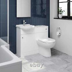 Moderne Salle De Bains Toilettes Et Bassin Éviers Vanity 1th Meubles 910mm Matte White