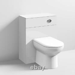 Nuie Mayford Retour Au Mur Wc Toilettes Unité 600mm Large X 330mm Deep Gloss White