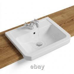 Oliver vert sauge 1700 mm meuble de salle de bains shaker avec WC colonne haute chêne