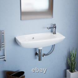 Renovators Supply Edgewood Petit Lavabo Mural avec Vasque Robuste