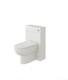 Robin 500 Mm Meuble Wc Sur Pied Pour Salle De Bain, Dos Au Mur, Pr&eacute;fabriqu&eacute;, Blanc