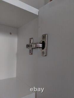 Salle De Bain Vanity Unit & Toilettes Avec Armoire Murale Blanc