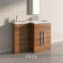 Salle De Bains Vanity Unit Btw Toilet Suite Basin Sink Cabinet Storage Tall Furniture