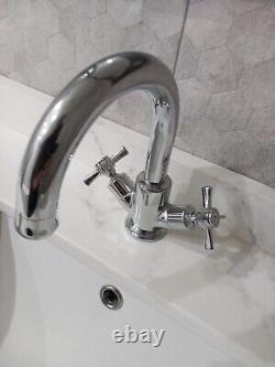 Tavistock Unité de vanité double His & Hers avec robinets et 2 miroirs - Prix de détail recommandé de £2000