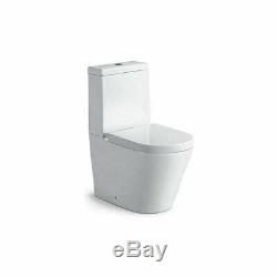 Unité Blanche Vanity 750mm Bassin Monoblocs Toilettes Inclus Ou Vestiaire De Bains