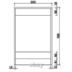 Unité de lavabo de toilette de salle de bain combinée avec unité de tiroirs de lingerie noire de 1564mm