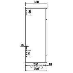 Unité de lavabo de toilette de salle de bain combinée avec unité de tiroirs de lingerie noire de 1564mm