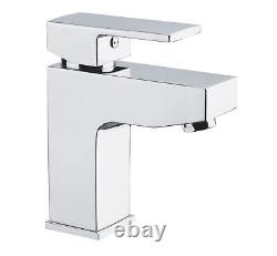 Unité de toilette et meuble-lavabo combiné gris brillant 1200 mm Suite de salle de bain LH