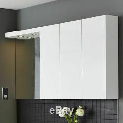 Unités Blanc Brillant Myplan Bathstore Vanity Cabinet Armoire Ensembles 600mm 1800mm