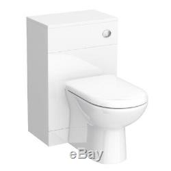 Veebath Linx Cabinet Vanity Basin Retour Au Mur Toilettes Unité Pan Cistern 1350mm