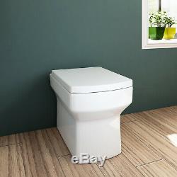 Wc Bathroom Vanity Unit Retour À Wall Square / Forme Toilet Gratuit Concealed Cistern
